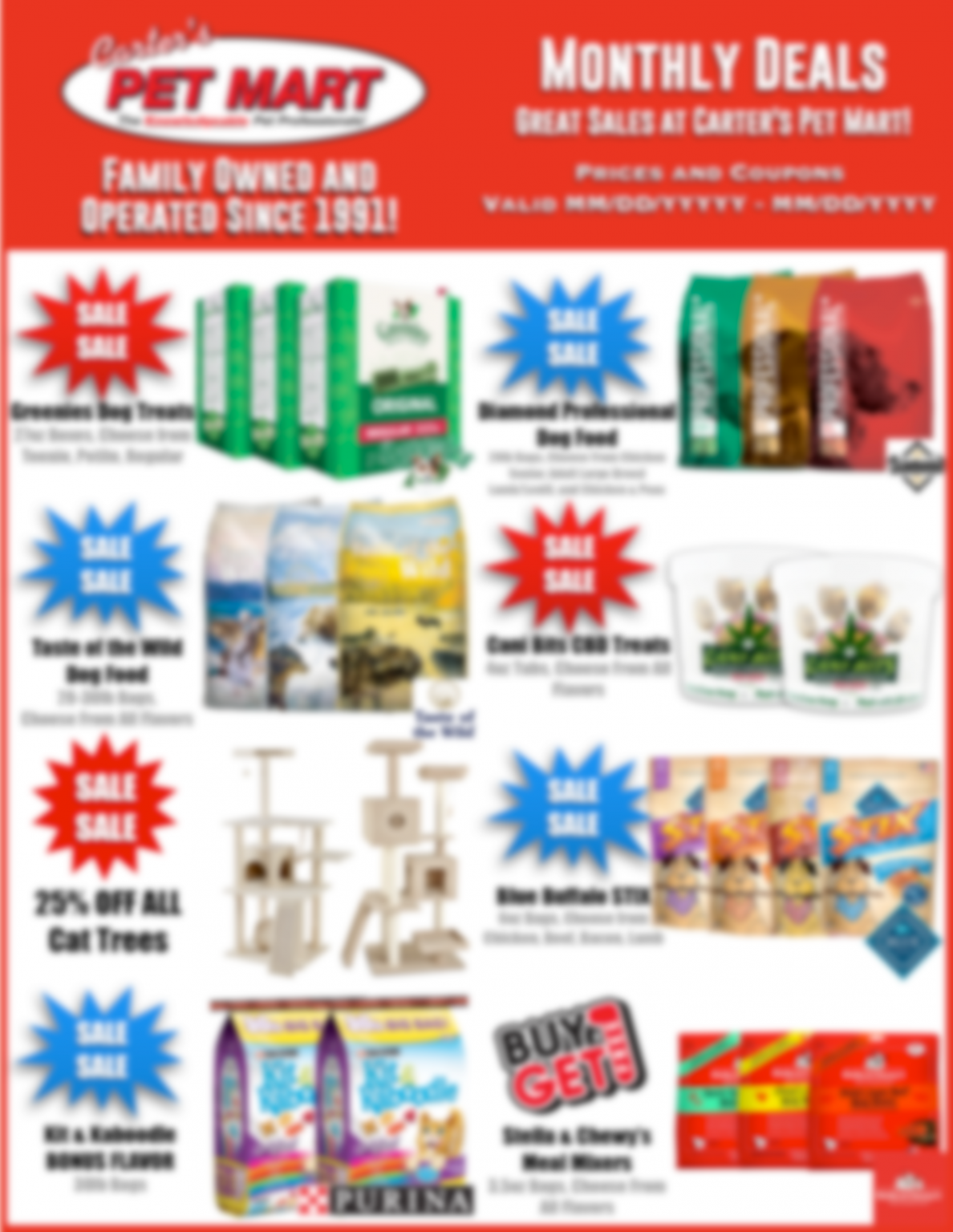 Carter's Pet Mart Pet Supplies In Stockton, Manteca, Modesto, and Lodi